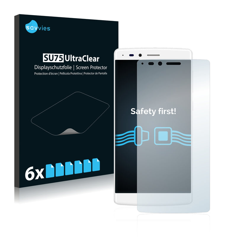 6x Savvies SU75 Screen Protector for Vernee Apollo Lite