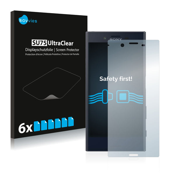 6x Savvies SU75 Screen Protector for Sony Xperia XZ