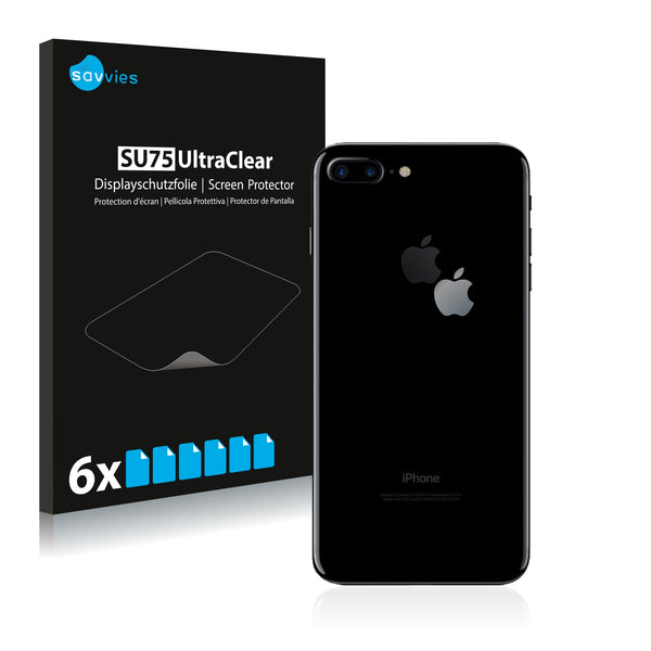 6x Savvies SU75 Screen Protector for Apple iPhone 7 Plus (Logo)