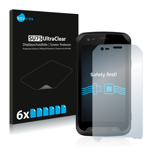 6x Savvies SU75 Screen Protector for Allview E3 Jump