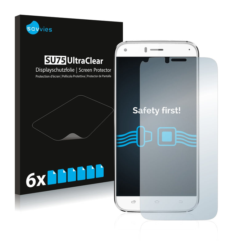 6x Savvies SU75 Screen Protector for UMi Diamond X