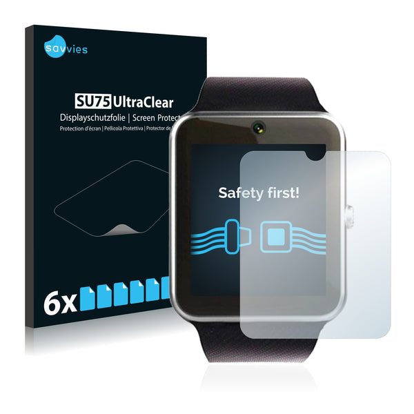 6x Savvies SU75 Screen Protector for Luluking YG8