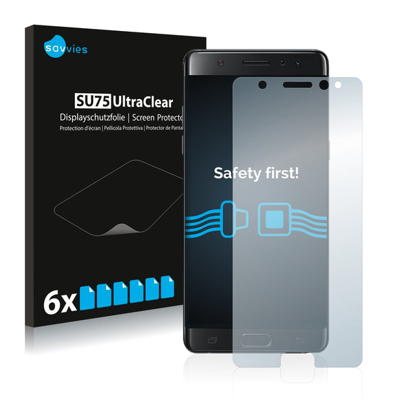 6x Savvies SU75 Screen Protector for Samsung Galaxy Note FE