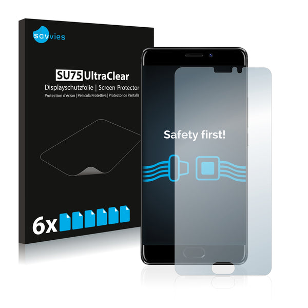 6x Savvies SU75 Screen Protector for Meizu Pro 7 Plus