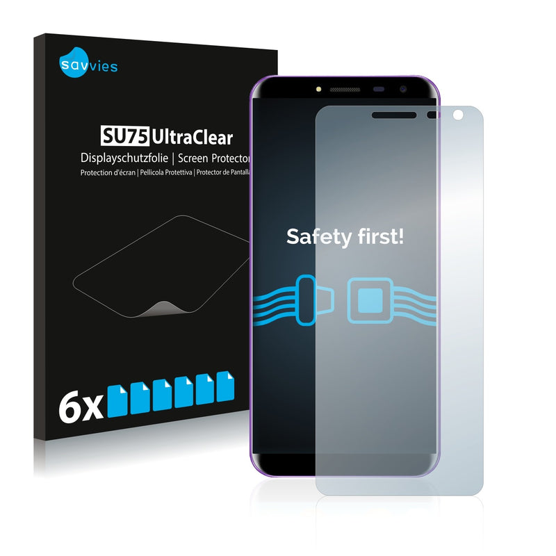 6x Savvies SU75 Screen Protector for Oukitel C8