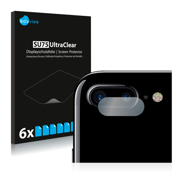 6x Savvies SU75 Screen Protector for Apple iPhone 7 Plus (Camera)