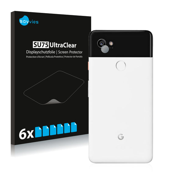 6x Savvies SU75 Screen Protector for Google Pixel 2 XL (Camera)