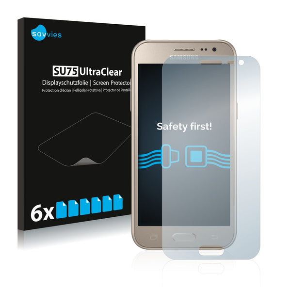 6x Savvies SU75 Screen Protector for Samsung Galaxy J2 2017