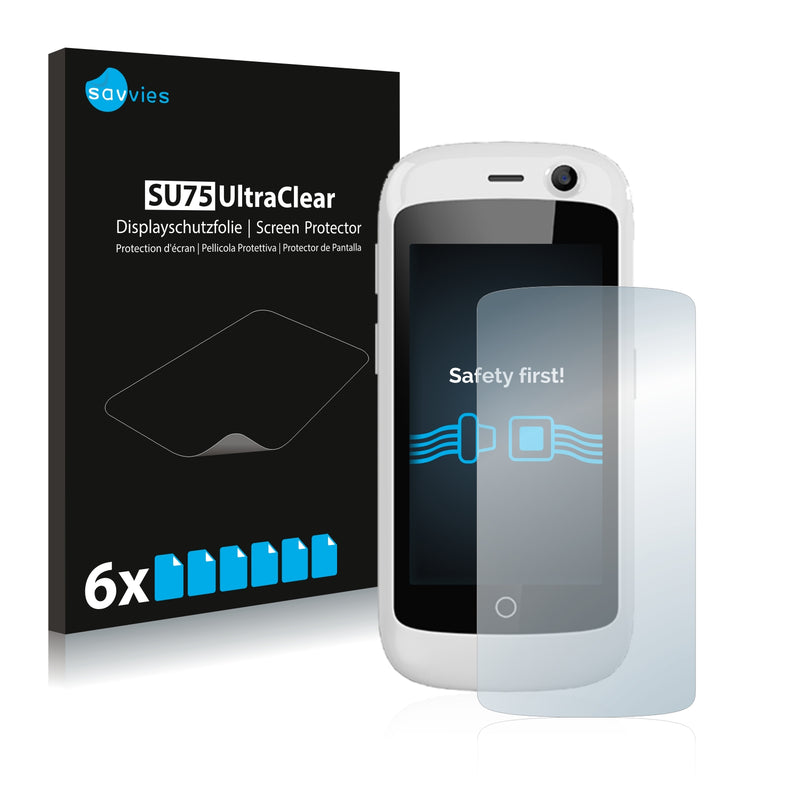 6x Savvies SU75 Screen Protector for Unihertz Jelly Pro