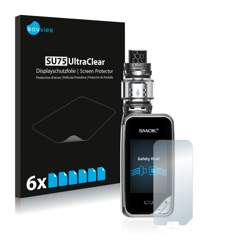 6x Savvies SU75 Screen Protector for Smok X-Priv