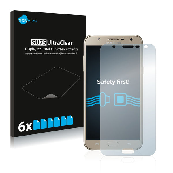 6x Savvies SU75 Screen Protector for Samsung Galaxy J7 Core
