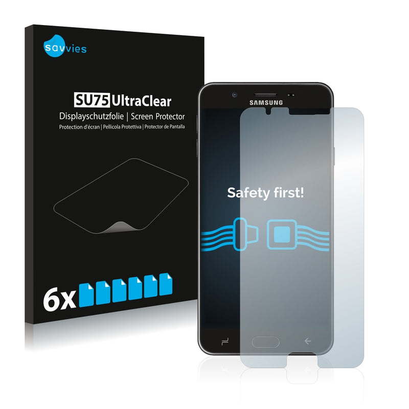 6x Savvies SU75 Screen Protector for Samsung Galaxy J7 Prime 2
