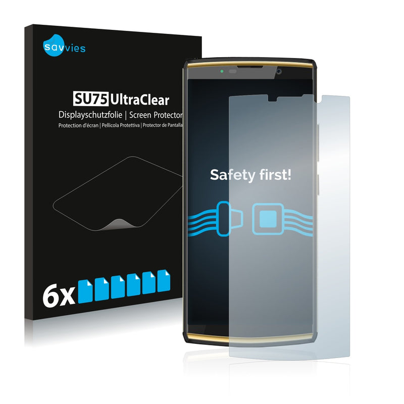 6x Savvies SU75 Screen Protector for Oukitel K7