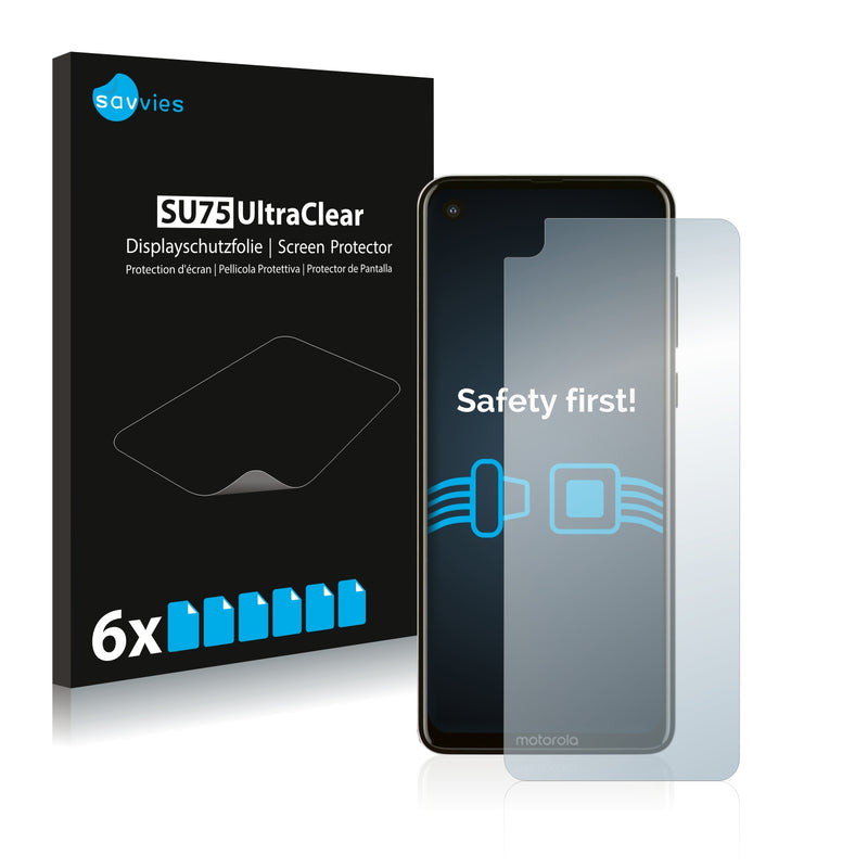 6x Savvies SU75 Screen Protector for Motorola P40