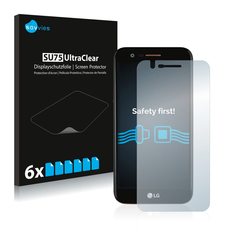 6x Savvies SU75 Screen Protector for LG K20 Plus