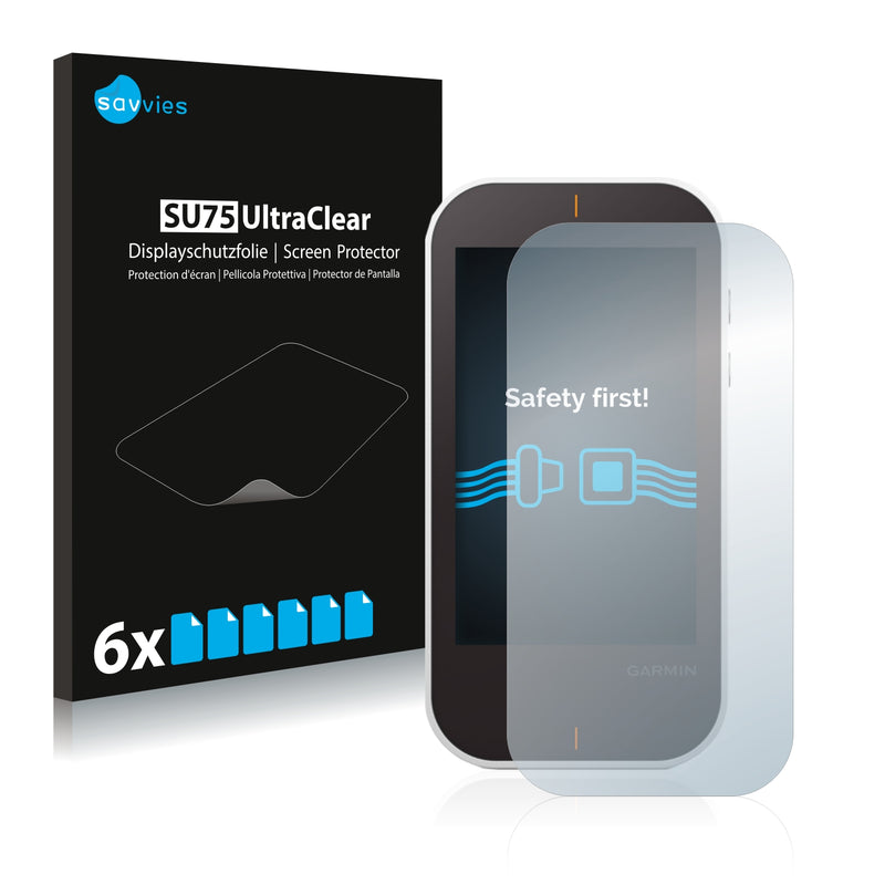 6x Savvies SU75 Screen Protector for Garmin Approach G80