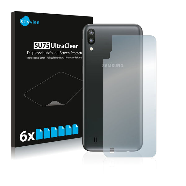 6x Savvies SU75 Screen Protector for Samsung Galaxy M10 (Back)