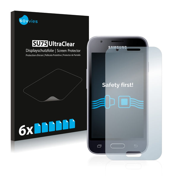 6x Savvies SU75 Screen Protector for Samsung Galaxy J1 Mini Prime