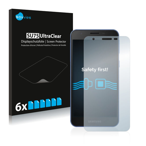 6x Savvies SU75 Screen Protector for Samsung Galaxy A2 Core
