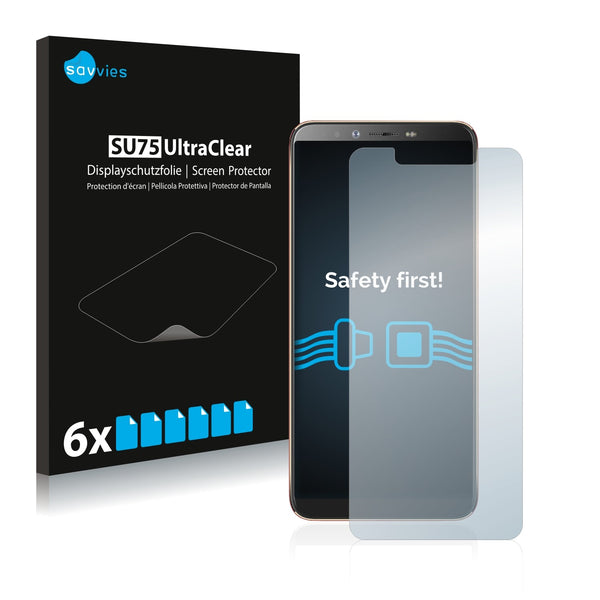 6x Savvies SU75 Screen Protector for Tecno Camon X Pro