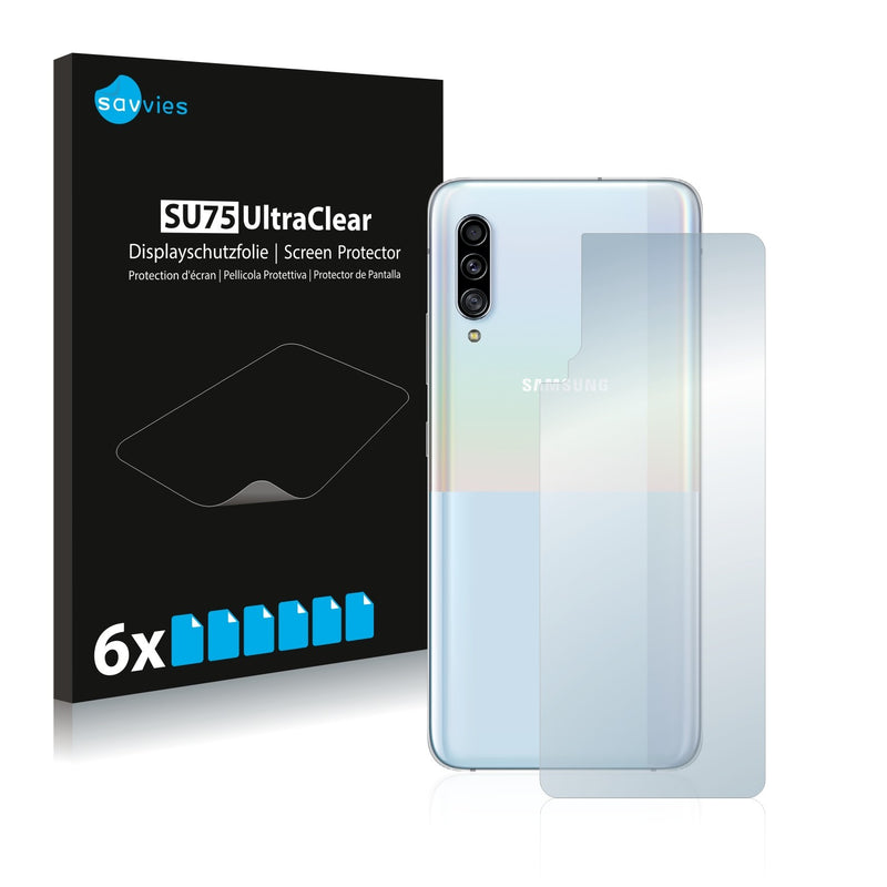 6x Savvies SU75 Screen Protector for Samsung Galaxy A90 5G (Back)