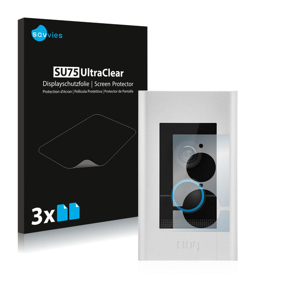 6x Savvies SU75 Screen Protector for Ring Video Doorbell Elite