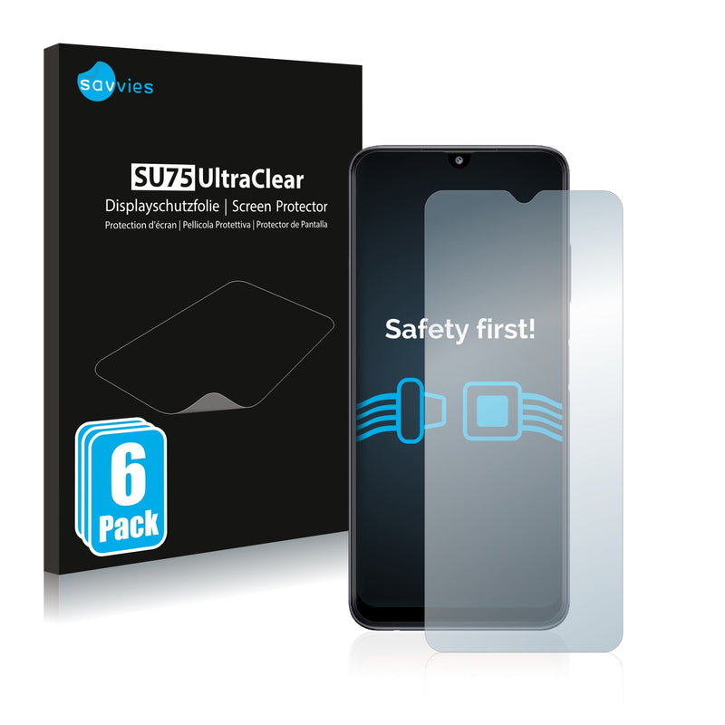 6x Savvies SU75 Screen Protector for Samsung Galaxy F42 5G