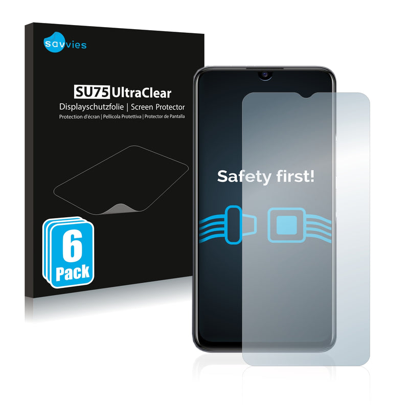 6x Savvies SU75 Screen Protector for Vivo T1x