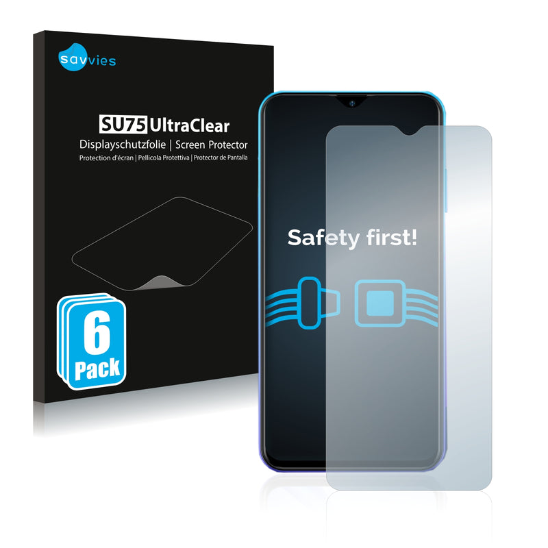 6x Savvies SU75 Screen Protector for Ulefone Note 12P