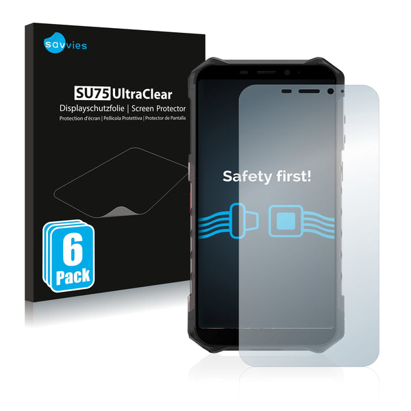 6x Savvies SU75 Screen Protector for Ulefone Armor X9