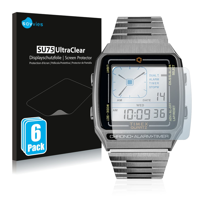 6x Savvies SU75 Screen Protector for Timex Q Timex