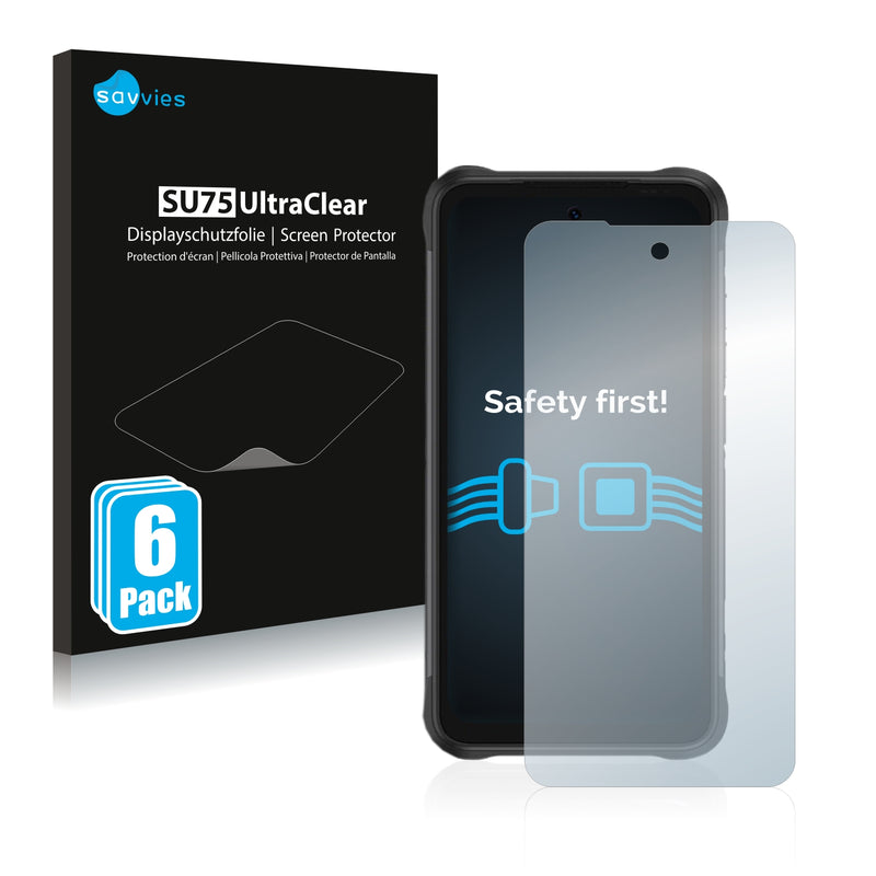 6x Savvies SU75 Screen Protector for Umidigi Bison GT2 5G