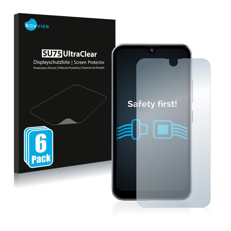 6x Savvies SU75 Screen Protector for Tecno Pop 5S