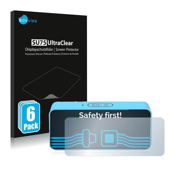 6x Film Screen Protector for Latec Digitaler Wecker/ digital alarm clock