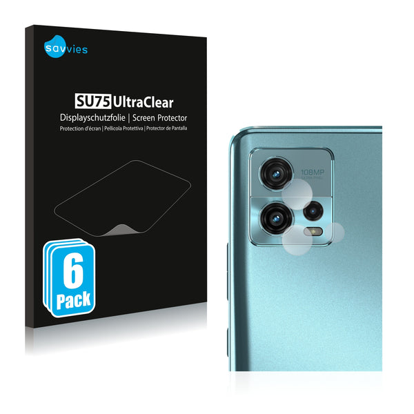 6x Film Screen Protector for Motorola Moto G72 (Camera)