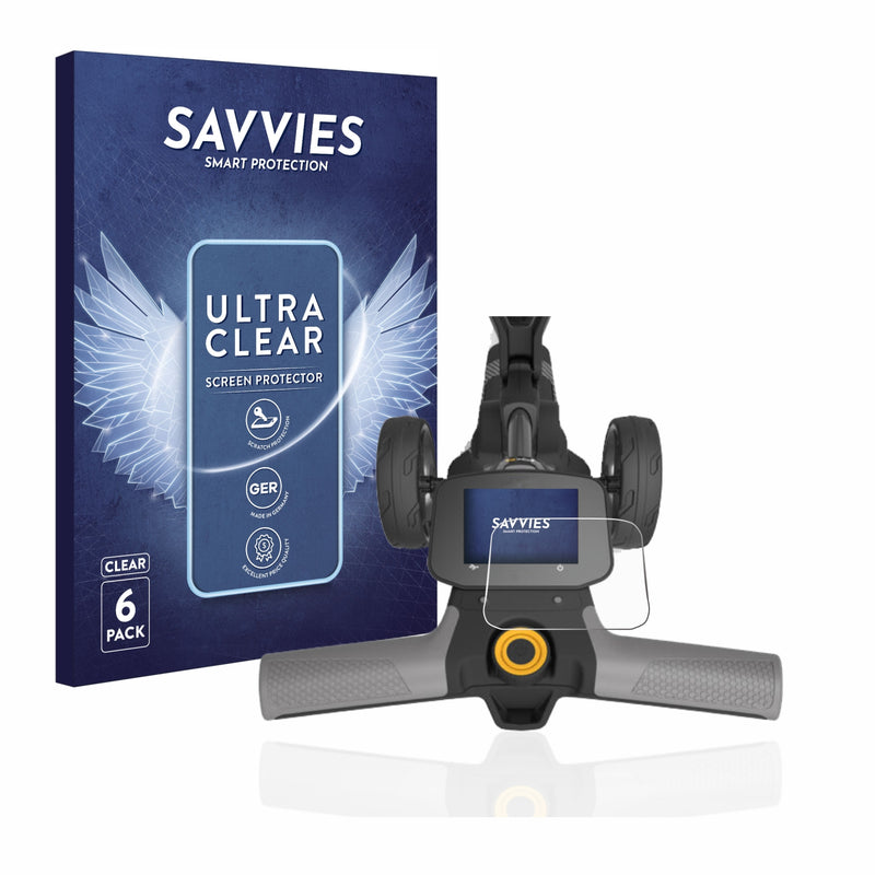 6x Film Screen Protector for PowaKaddy FX5 New Full colour 3.5?