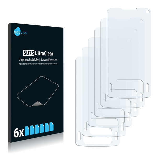 6x Savvies SU75 Screen Protector for Samsung SGH-G800