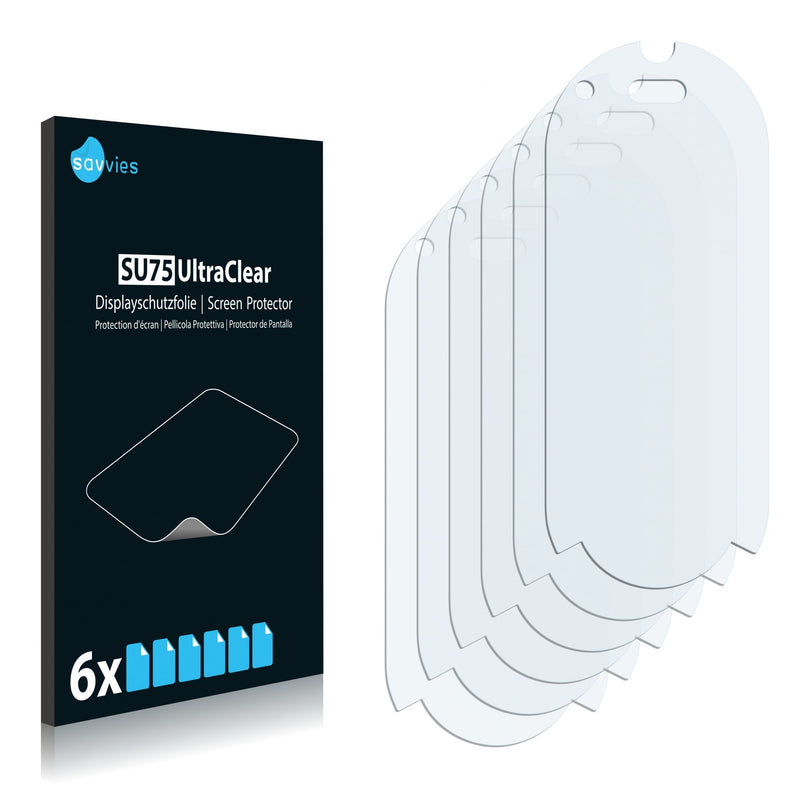 6x Savvies SU75 Screen Protector for Samsung M7600 BeatDJ