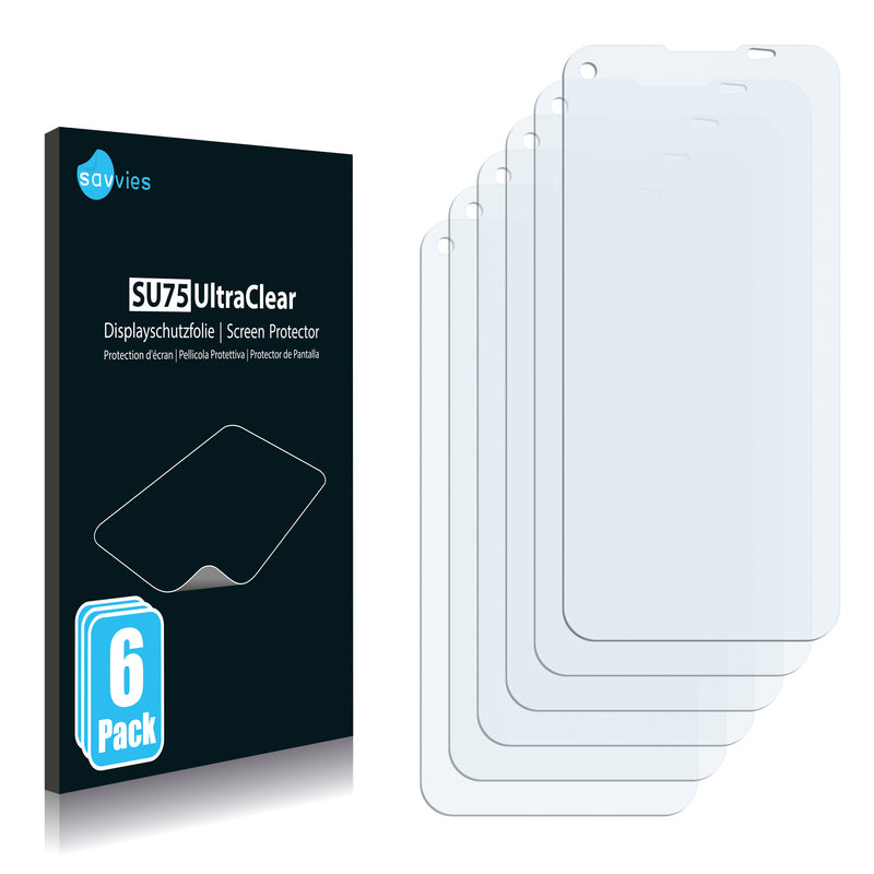 6x Savvies SU75 Screen Protector for Doogee V10