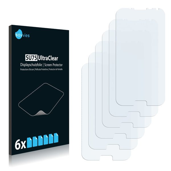 6x Savvies SU75 Screen Protector for Samsung GT-N7100