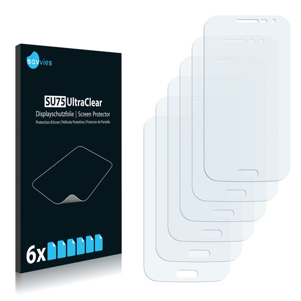 6x Savvies SU75 Screen Protector for Samsung GT-I8552