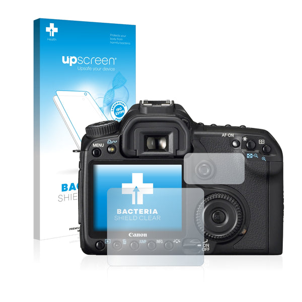 upscreen Bacteria Shield Clear Premium Antibacterial Screen Protector for Canon EOS 40D