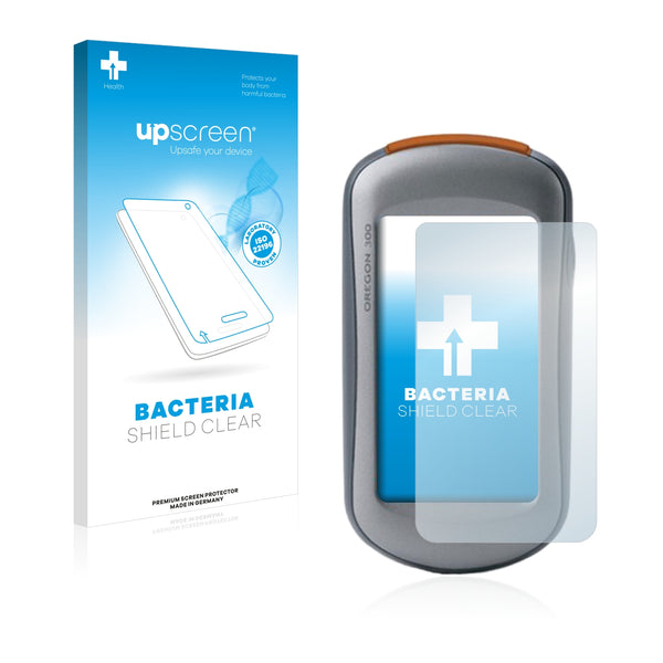 upscreen Bacteria Shield Clear Premium Antibacterial Screen Protector for Garmin Oregon 300