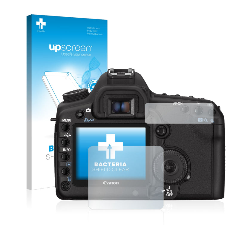 upscreen Bacteria Shield Clear Premium Antibacterial Screen Protector for Canon EOS 5D Mark II