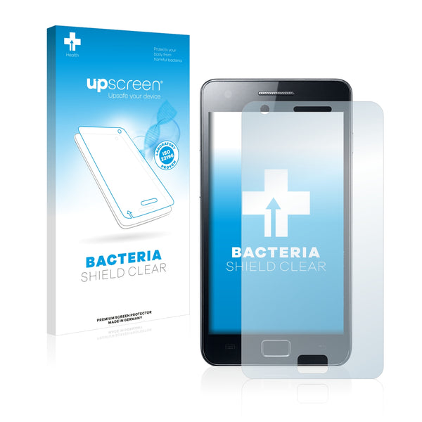 upscreen Bacteria Shield Clear Premium Antibacterial Screen Protector for Samsung Galaxy I9100