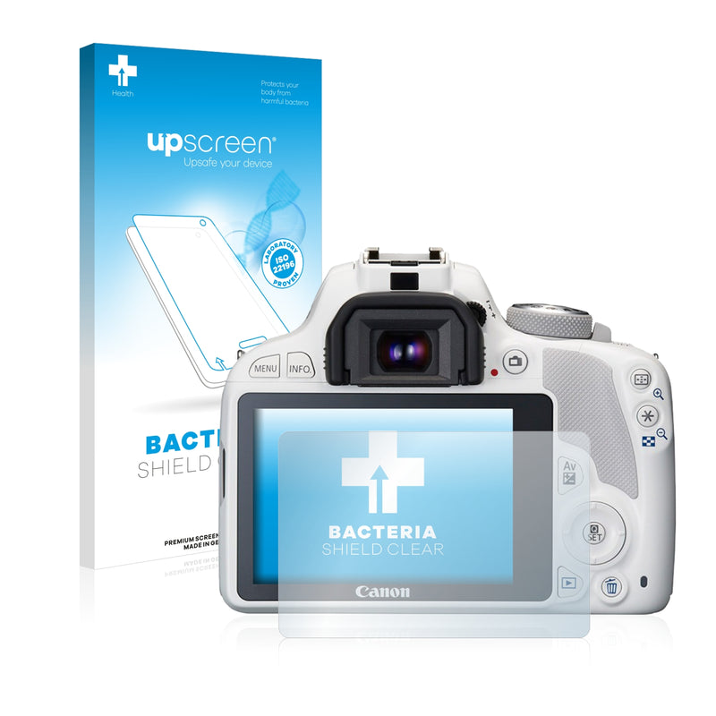 upscreen Bacteria Shield Clear Premium Antibacterial Screen Protector for Canon EOS 100D
