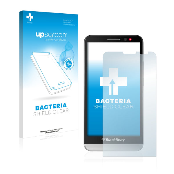 upscreen Bacteria Shield Clear Premium Antibacterial Screen Protector for RIM BlackBerry A10 Aristo