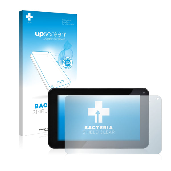 upscreen Bacteria Shield Clear Premium Antibacterial Screen Protector for Polaroid MID0714