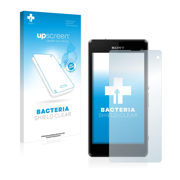 upscreen Bacteria Shield Clear Premium Antibacterial Screen Protector for Sony Xperia Z1f