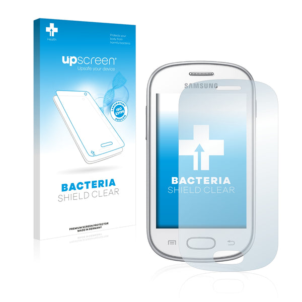 upscreen Bacteria Shield Clear Premium Antibacterial Screen Protector for Samsung Galaxy Fame Lite S6790N